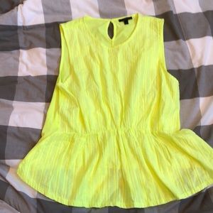 Jcrew women’s peplum style tank large